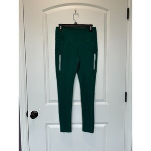 NWT Mondetta High Waisted Active Brushed Leggings Rainforest Green Size Small
